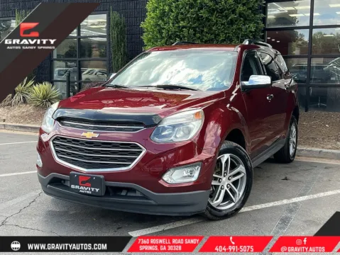 Red 2017 Chevrolet Equinox Premier for sale in Sandy Springs, GA