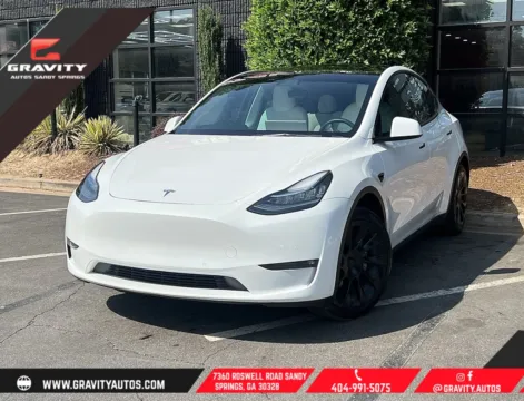 White 2021 Tesla Model Y Long Range for sale in Sandy Springs, GA