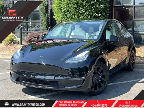 Black 2021 Tesla Model Y Long Range for sale in Sandy Springs, GA