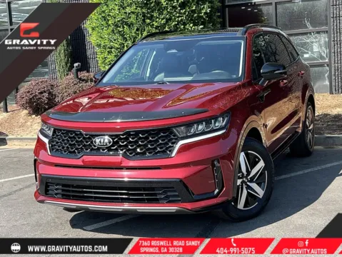 Red 2021 Kia Sorento S for sale in Sandy Springs, GA