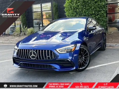 Blue 2021 Mercedes-Benz AMG GT 43 for sale in Sandy Springs, GA