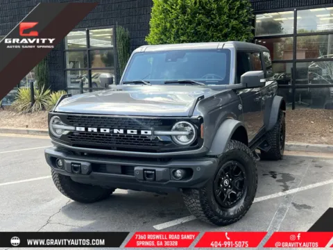 Gray 2023 Ford Bronco Wildtrak for sale in Sandy Springs, GA