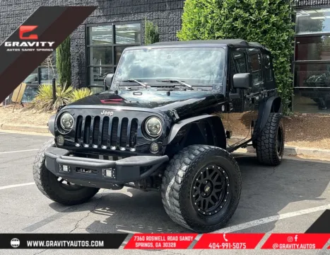 Black 2012 Jeep Wrangler Unlimited Sport for sale in Sandy Springs, GA