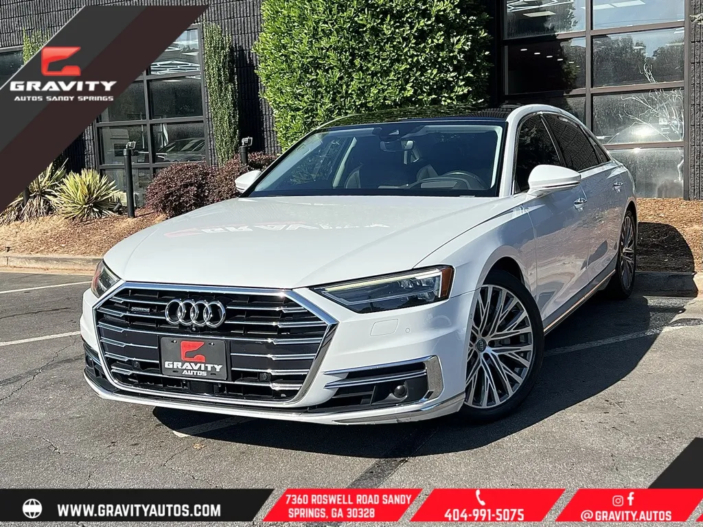 White 2019 Audi A8 L 55 for sale in Sandy Springs, GA