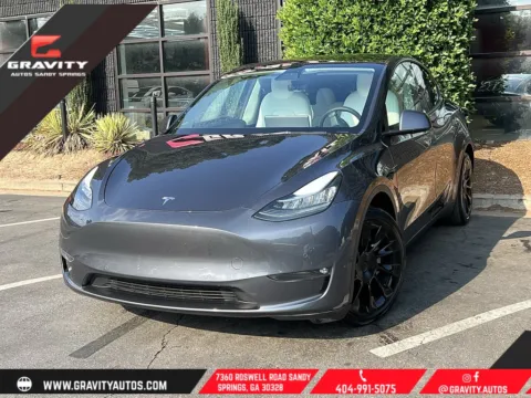 Gray 2021 Tesla Model Y Long Range for sale in Sandy Springs, GA