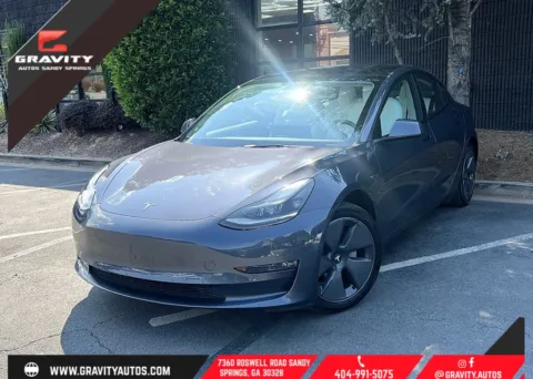Gray 2022 Tesla Model 3 Long Range for sale in Sandy Springs, GA