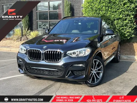 Black 2020 BMW X3 sDrive30i for sale in Sandy Springs, GA