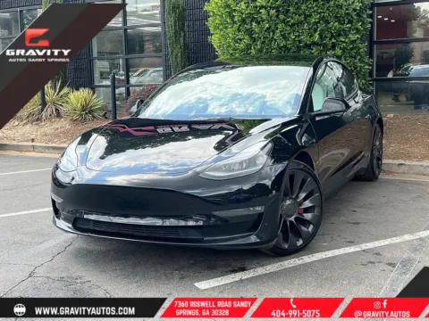 Black 2022 Tesla Model 3 Performance for sale in Sandy Springs, GA