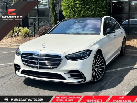 White 2023 Mercedes-Benz S-Class S 580 for sale in Sandy Springs, GA
