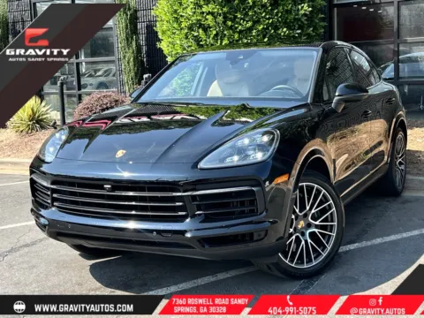 Black 2021 Porsche Cayenne Coupe for sale in Sandy Springs, GA