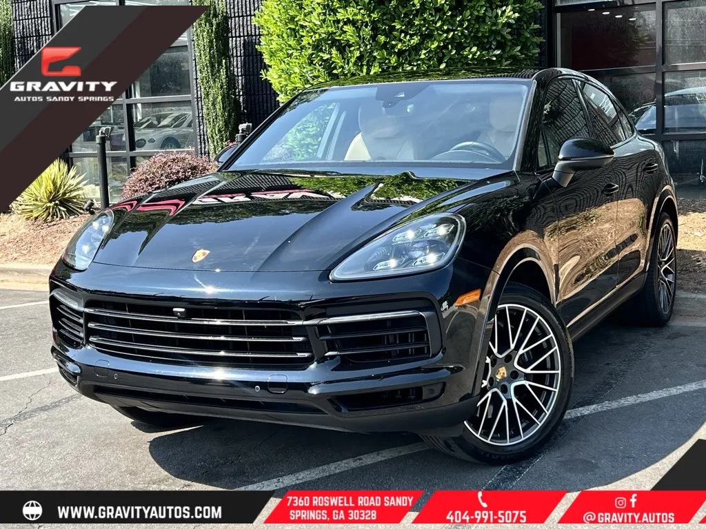 Black 2021 Porsche Cayenne Coupe for sale in Sandy Springs, GA