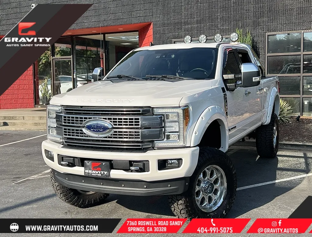 White 2019 Ford F-350SD Platinum for sale in Sandy Springs, GA