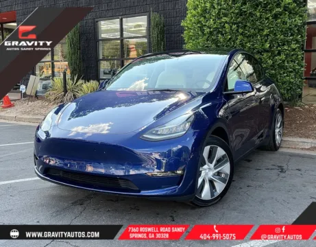 Blue 2021 Tesla Model Y Long Range for sale in Sandy Springs, GA