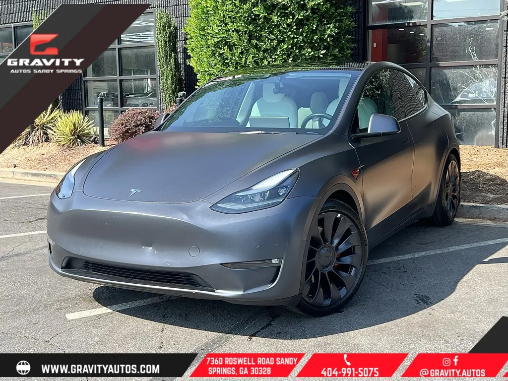 Gray 2021 Tesla Model Y Performance for sale in Sandy Springs, GA