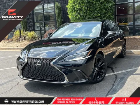 Black 2022 Lexus ES 350 F Sport for sale in Sandy Springs, GA