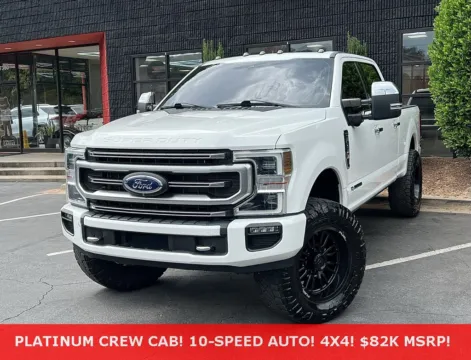 White 2022 Ford F-250SD Platinum for sale in Sandy Springs, GA