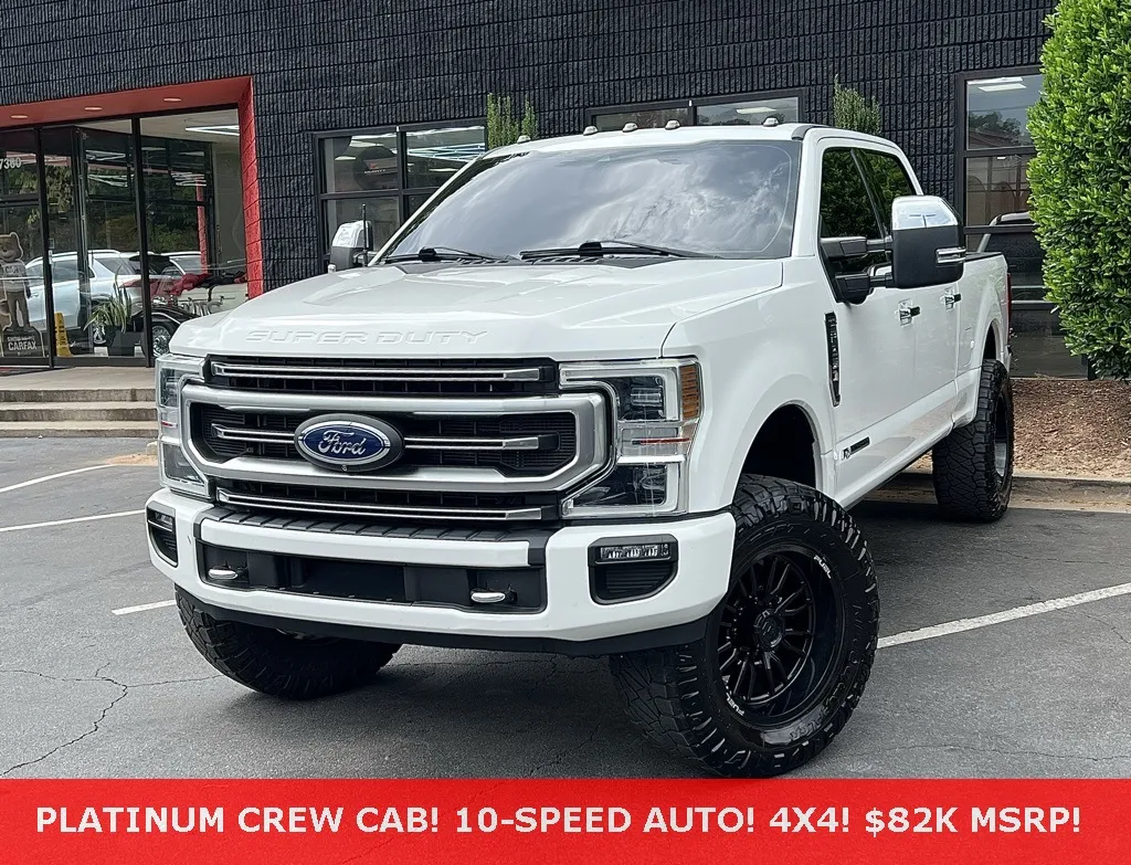 White 2022 Ford F-250SD Platinum for sale in Sandy Springs, GA