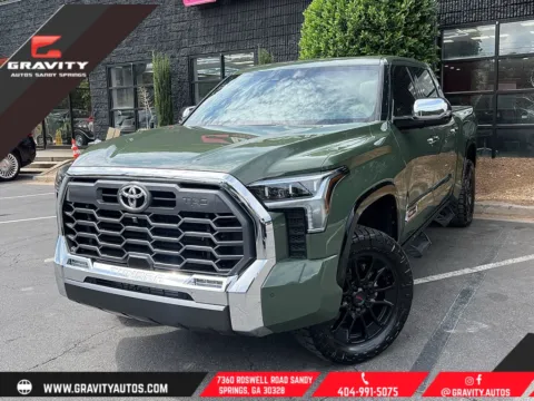 Green 2022 Toyota Tundra 1794 for sale in Sandy Springs, GA