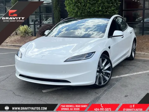 White 2025 Tesla Model 3 Long Range for sale in Sandy Springs, GA