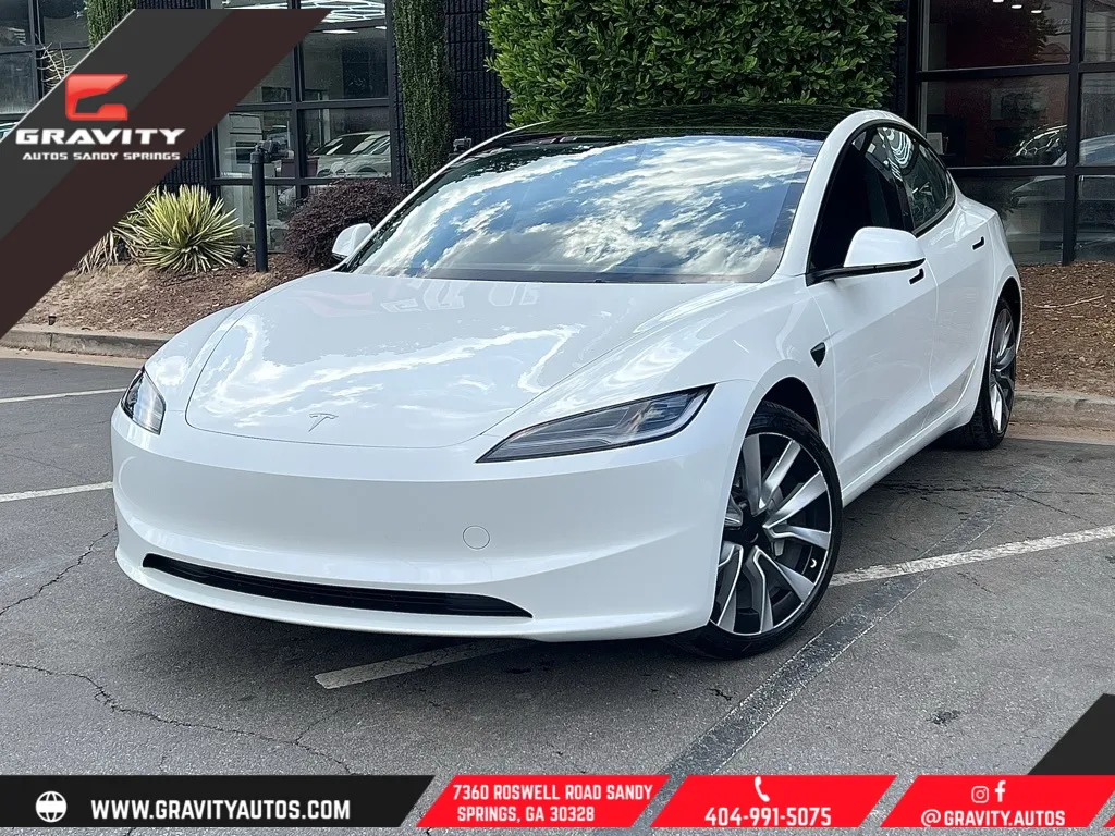 White 2025 Tesla Model 3 Long Range for sale in Sandy Springs, GA