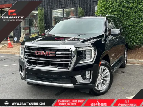 Black 2022 GMC Yukon SLT for sale in Sandy Springs, GA