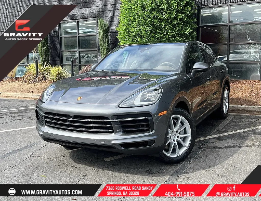 Gray 2022 Porsche Cayenne Coupe for sale in Sandy Springs, GA