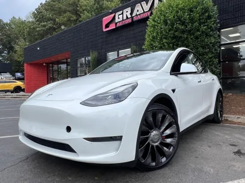 Photos of 2021 Tesla Model Y Performance for sale in Sandy Springs, GA at Gravity Autos Sandy Springs