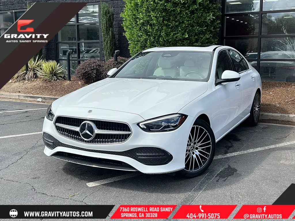 White 2023 Mercedes-Benz C-Class C 300 for sale in Sandy Springs, GA