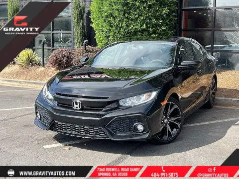 Black 2018 Honda Civic Sport for sale in Sandy Springs, GA