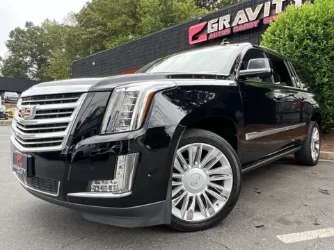 Photos of 2019 Cadillac Escalade ESV Platinum Edition for sale in Sandy Springs, GA at Gravity Autos Sandy Springs
