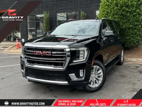 Black 2022 GMC Yukon XL SLT for sale in Sandy Springs, GA