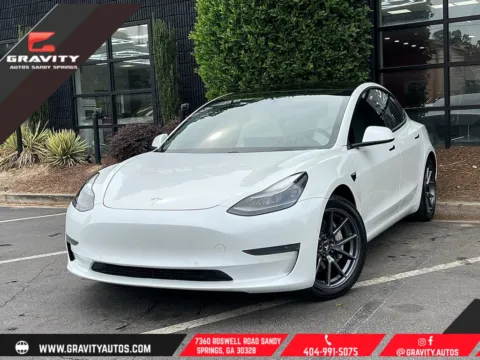 White 2021 Tesla Model 3 Standard Range Plus for sale in Sandy Springs, GA