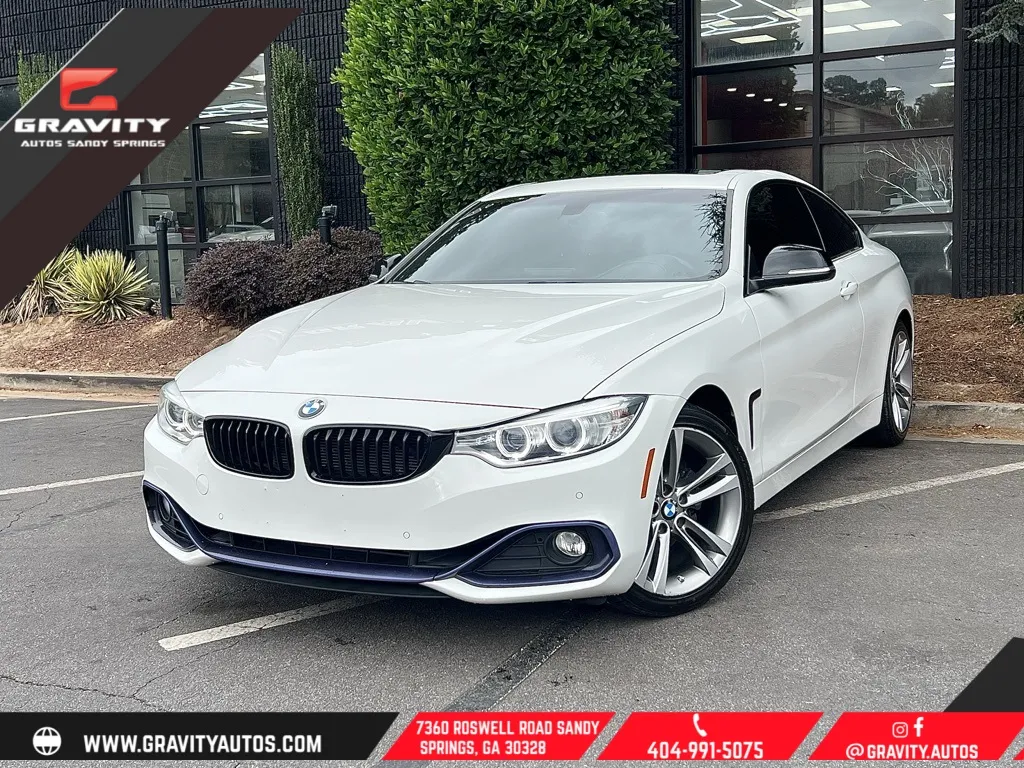 White 2015 BMW 4 Series 428i for sale in Sandy Springs, GA
