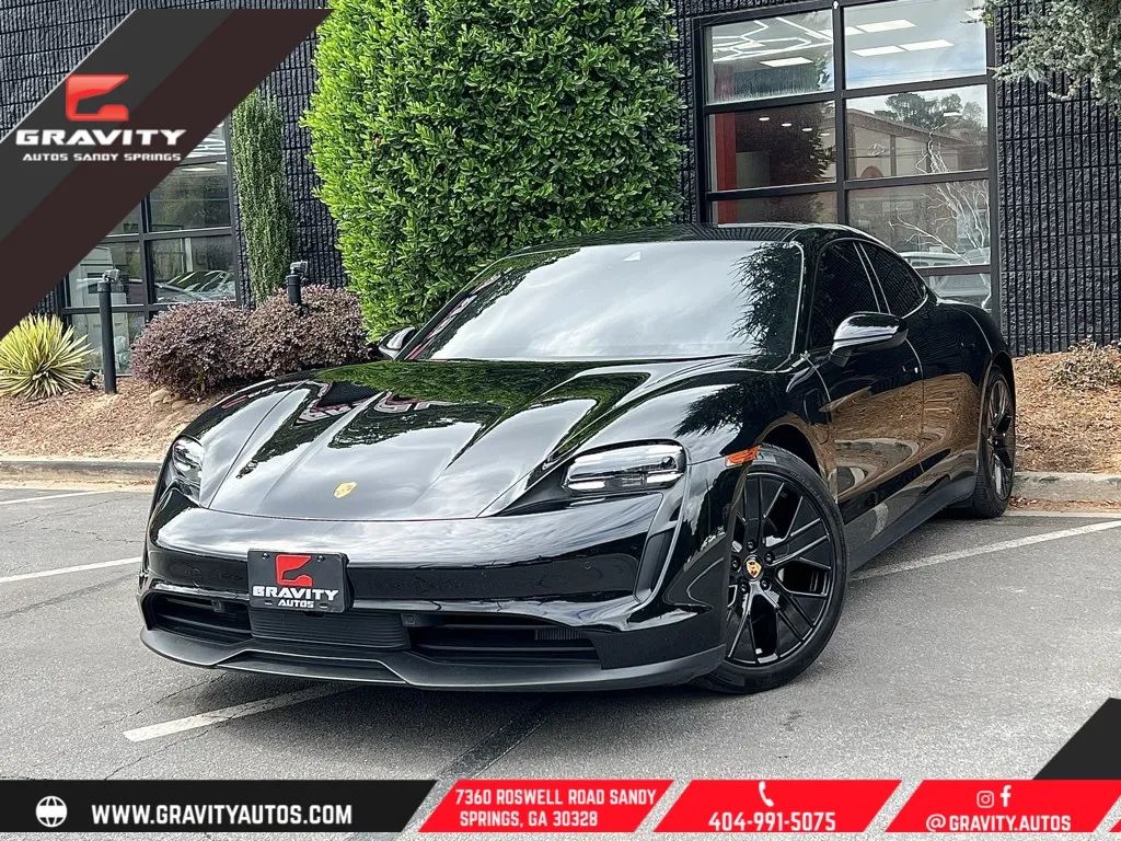 Black 2021 Porsche Taycan for sale in Sandy Springs, GA