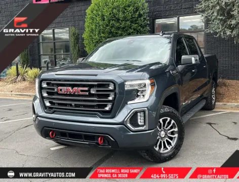 Blue 2021 GMC Sierra 1500 AT4 for sale in Sandy Springs, GA