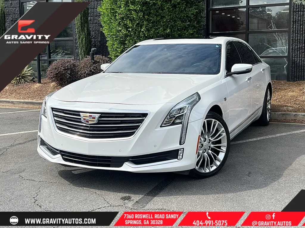 White 2018 Cadillac CT6 3.0L Twin Turbo Premium Luxury for sale in Sandy Springs, GA