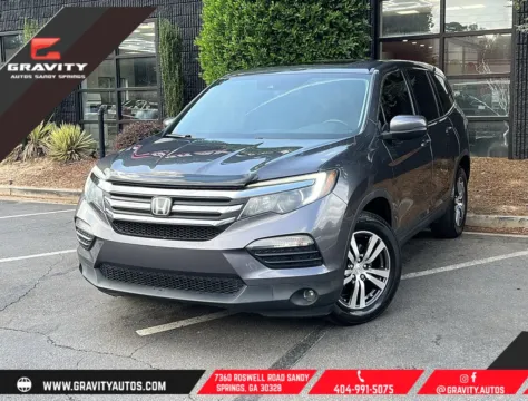 Black 2017 Honda Pilot EX-L for sale in Sandy Springs, GA