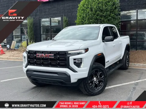 White 2023 GMC Canyon Elevation for sale in Sandy Springs, GA