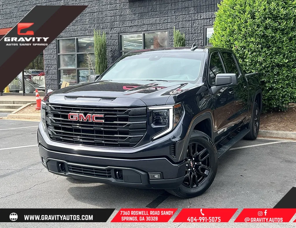 Gray 2023 GMC Sierra 1500 Elevation for sale in Sandy Springs, GA