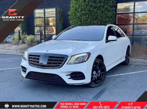 White 2019 Mercedes-Benz S-Class S 560 for sale in Sandy Springs, GA