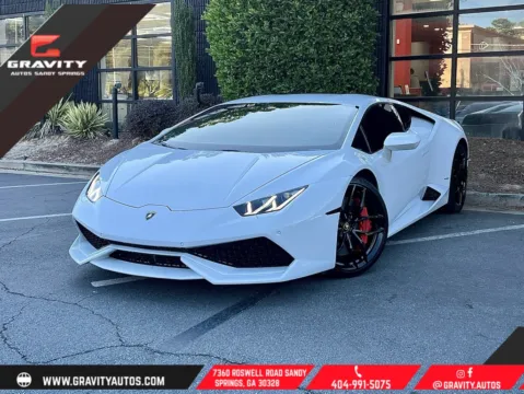 White 2015 Lamborghini Huracan LP610-4 for sale in Sandy Springs, GA