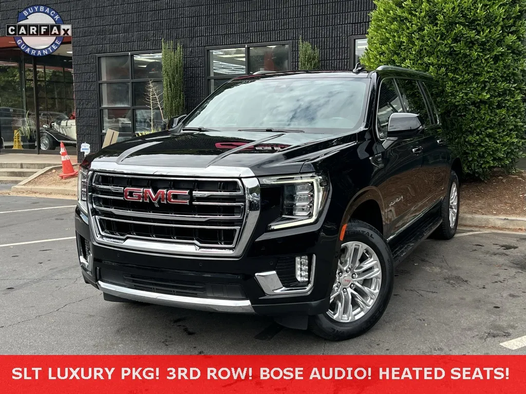 Black 2022 GMC Yukon XL SLT for sale in Sandy Springs, GA