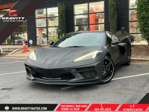 Black 2020 Chevrolet Corvette Stingray for sale in Sandy Springs, GA