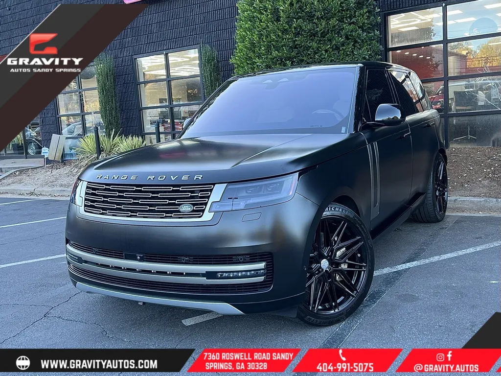 Black 2023 Land Rover Range Rover SE for sale in Sandy Springs, GA
