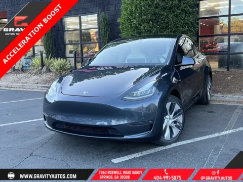 Silver 2020 Tesla Model Y Long Range for sale in Sandy Springs, GA