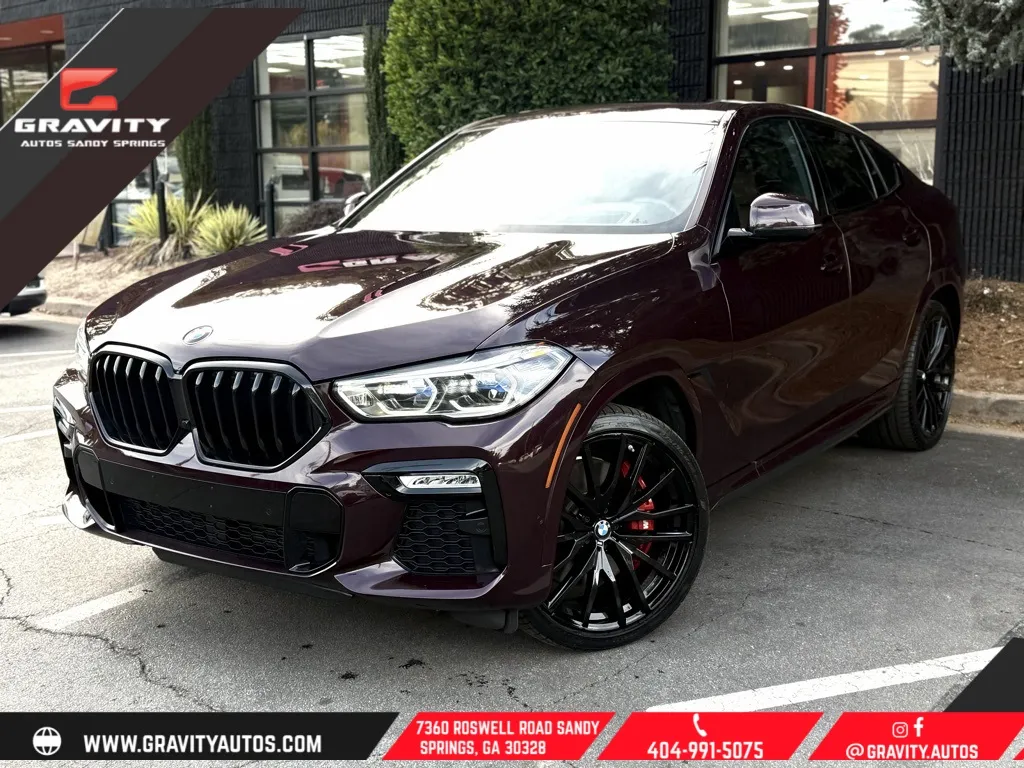 Red 2021 BMW X6 M50i for sale in Sandy Springs, GA