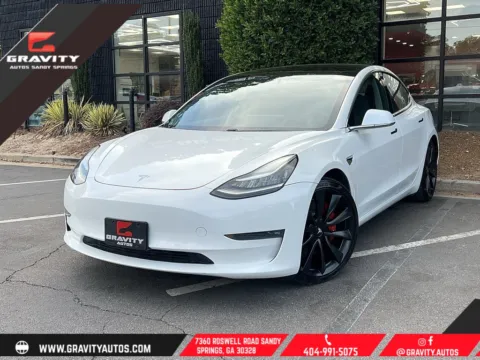 White 2020 Tesla Model 3 Performance for sale in Sandy Springs, GA