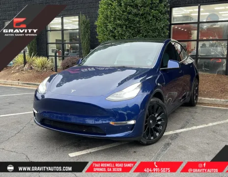 Blue 2022 Tesla Model Y Long Range for sale in Sandy Springs, GA