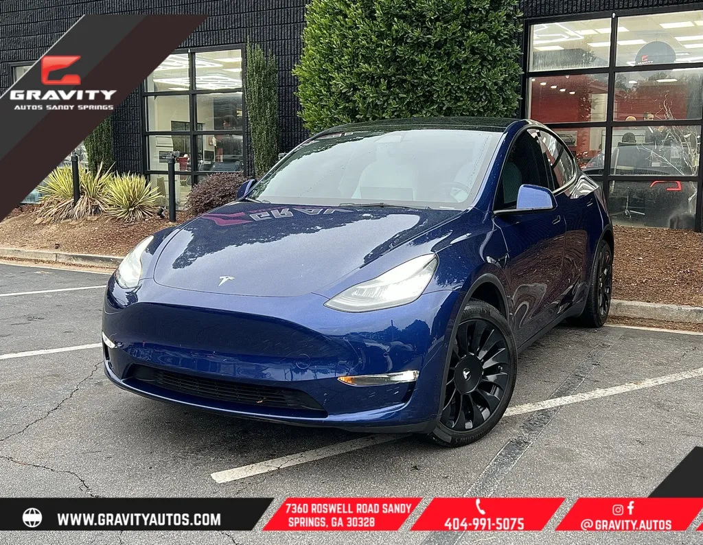 Blue 2022 Tesla Model Y Long Range for sale in Sandy Springs, GA