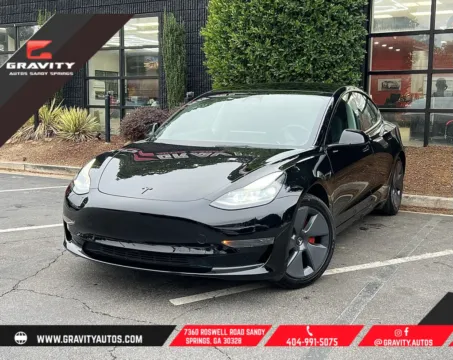 Black 2022 Tesla Model 3 for sale in Sandy Springs, GA